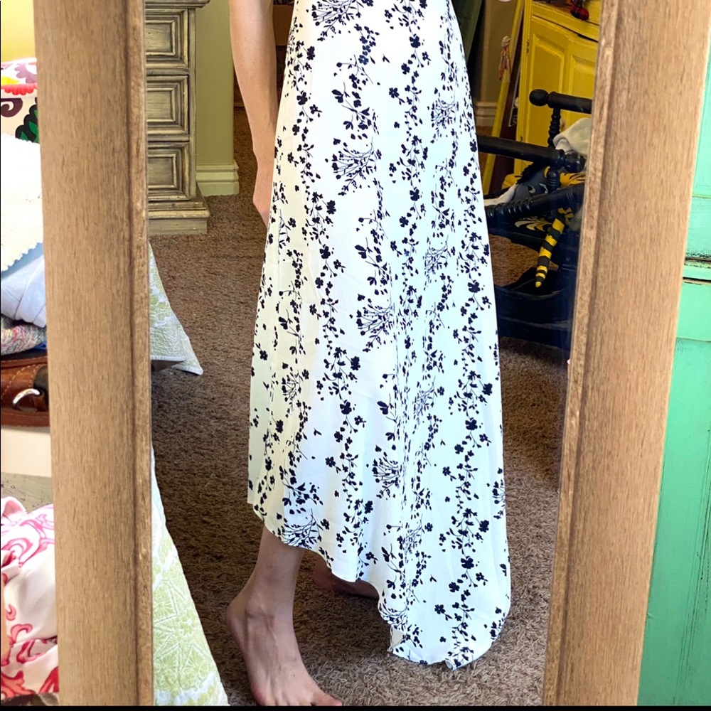 NWOT Glamorous 🌻 mix media floral gingham dress - Picture 9 of 13